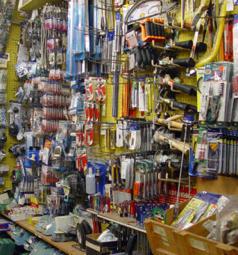 Large assortment of hand tools, saw blades, and more!